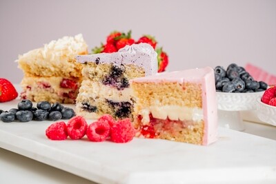 Raspberry / Blueberry / Strawberry Cake