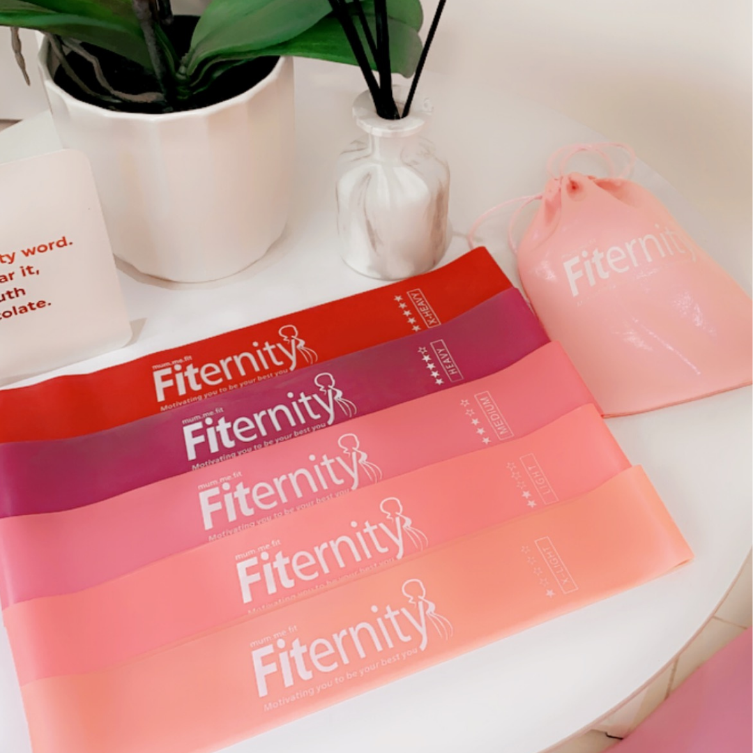 Fiternity Looped Resistance Bands with Pouch