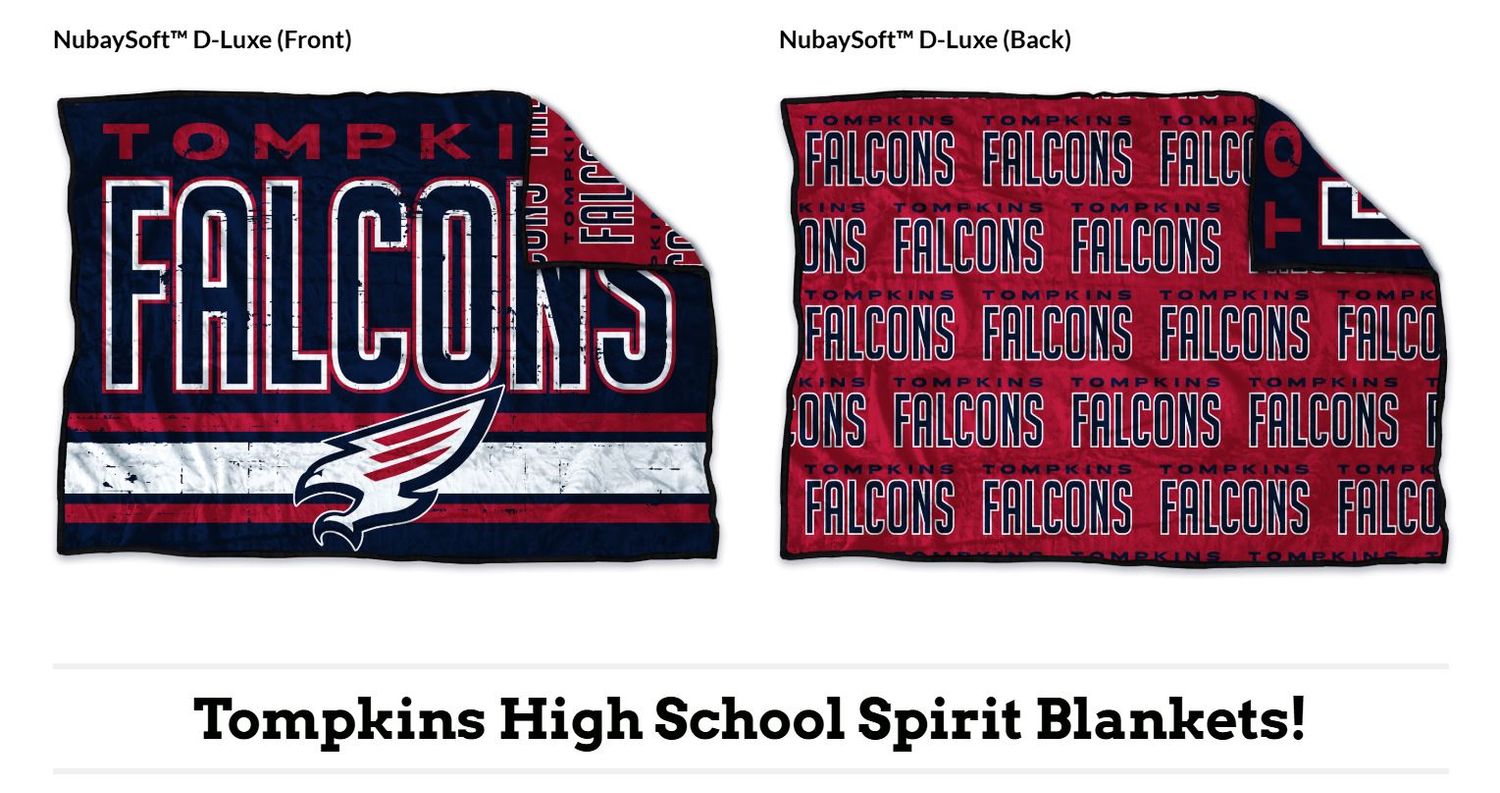 Tompkins High School Spirit Blankets!