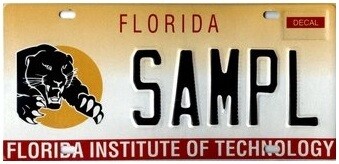 Florida Institute of Technology Florida Specialty License Plate