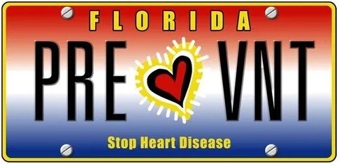 Stop Heart Disease Specialty License Plate