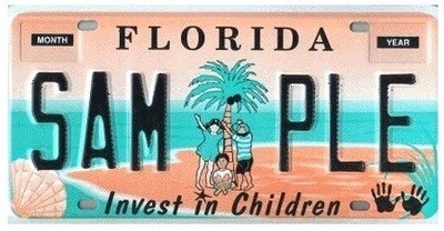 Invest In Children Florida Specialty License Plate