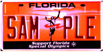 Support Florida Special Olympics Specialty License Plate