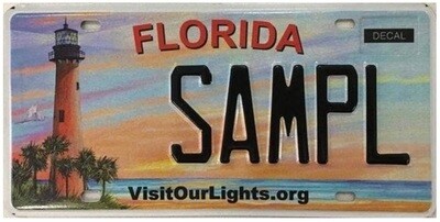 Visit Our Lights Florida Specialty License Plate