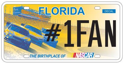 Nascar Florida Specialty License Plate Nascar Florida Specialty License Plate
