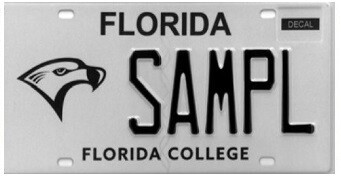 Florida College Specialty License Plate