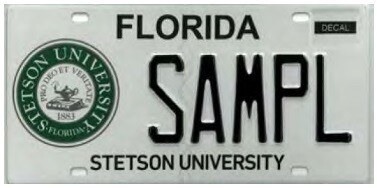 Stetson University Florida Specialty License Plate