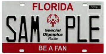 Support Florida Special Olympics Specialty License Plate