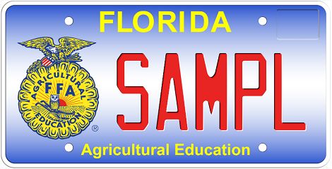 Agricultural Education Florida Specialty License Plate