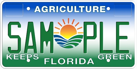 Agriculture Florida Specialty License Plate