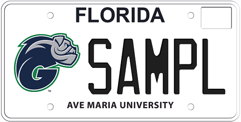 Ave Maria University Florida Specialty License Plate