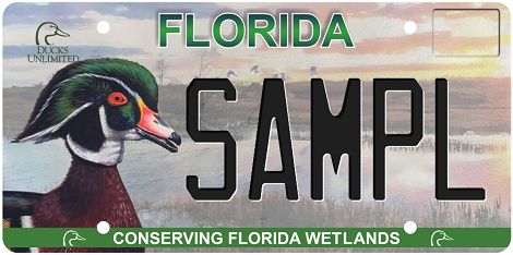 Ducks Unlimited Florida Specialty License Plate