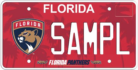 Florida Panthers Specialty License Plate