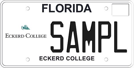 Eckerd College Florida Specialty License Plate