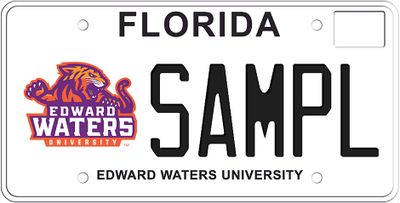 Edward Waters College Florida Specialty License Plate