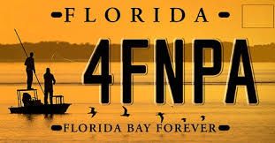 Florida Bay Forever Specialty License Plate