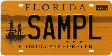 Florida Bay Forever Specialty License Plate