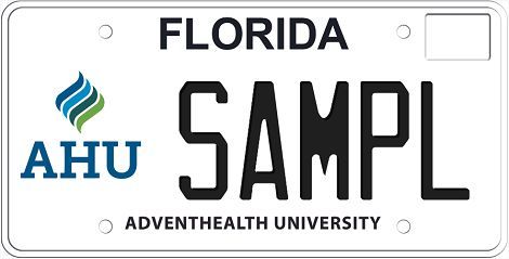 Florida Hospital College of Health Sciences Specialty License Plate