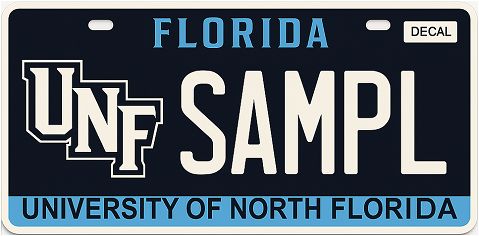 University Of North Florida UNF Specialty License Plate