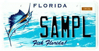 Fish Florida Specialty License Plate Fish Florida Specialty License Plate