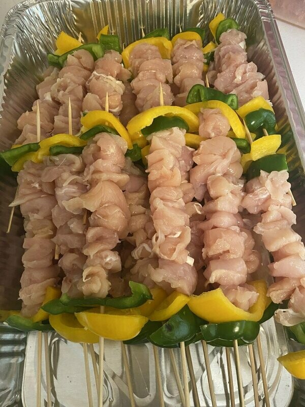 CHICKEN KABOBS  4PACK