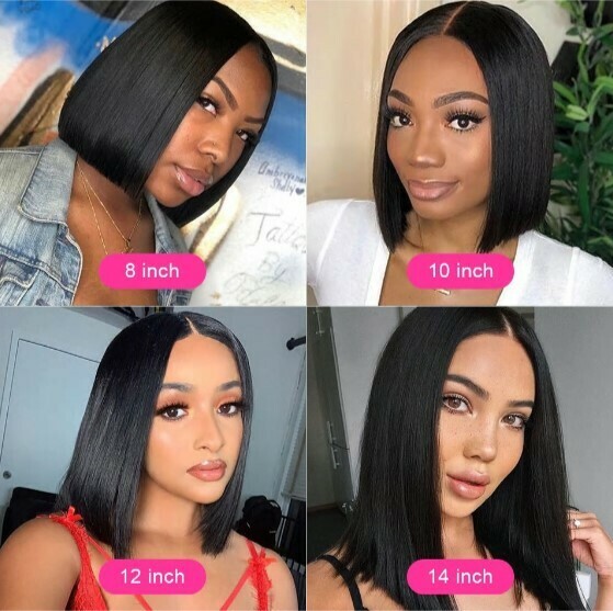 Peruvian Short Bob Lace Frontal