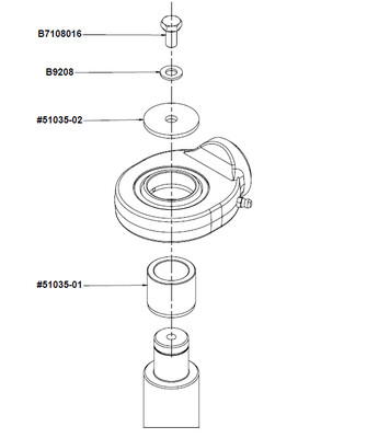 Shim for  cilinder c1704580