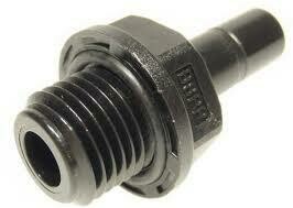 6 mm  -> 1/4'' male thread