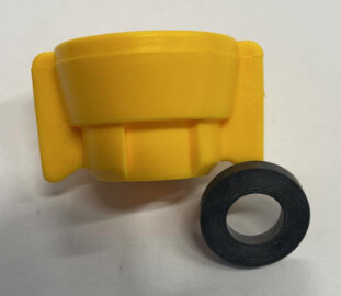 Quick fitting cap yellow SW 8