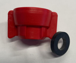 Quick fitting cap red SW 8
