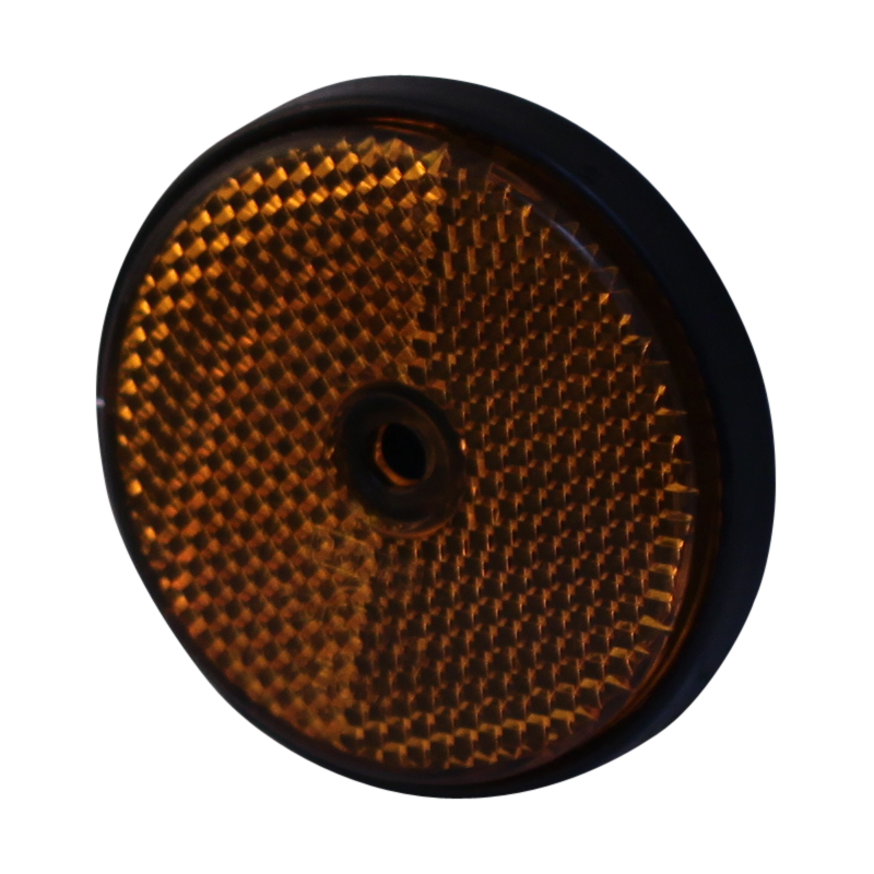 Reflector Round Orange