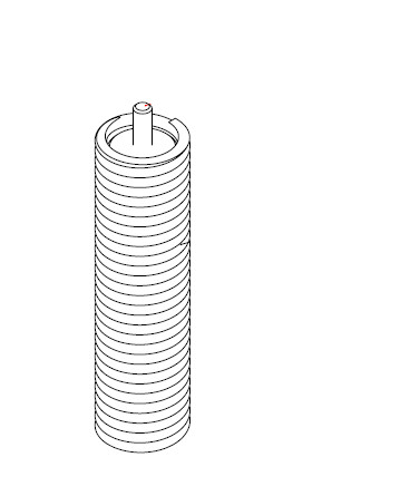 Spring with M8 thread