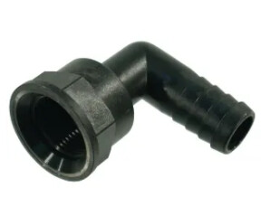 Hosetail female thread 90º 3/4'' -25 mm