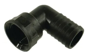 Hosetail female thread 90º 1'' -30 mm