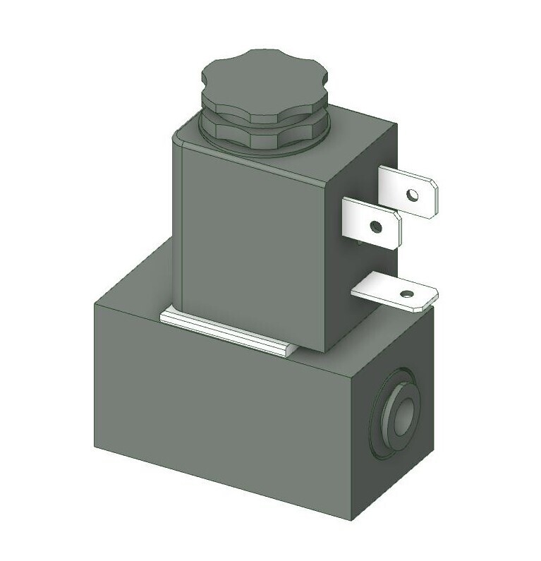 Luchtklep-magneetventiel / Magnetventil / Solenoid valve 1/8"