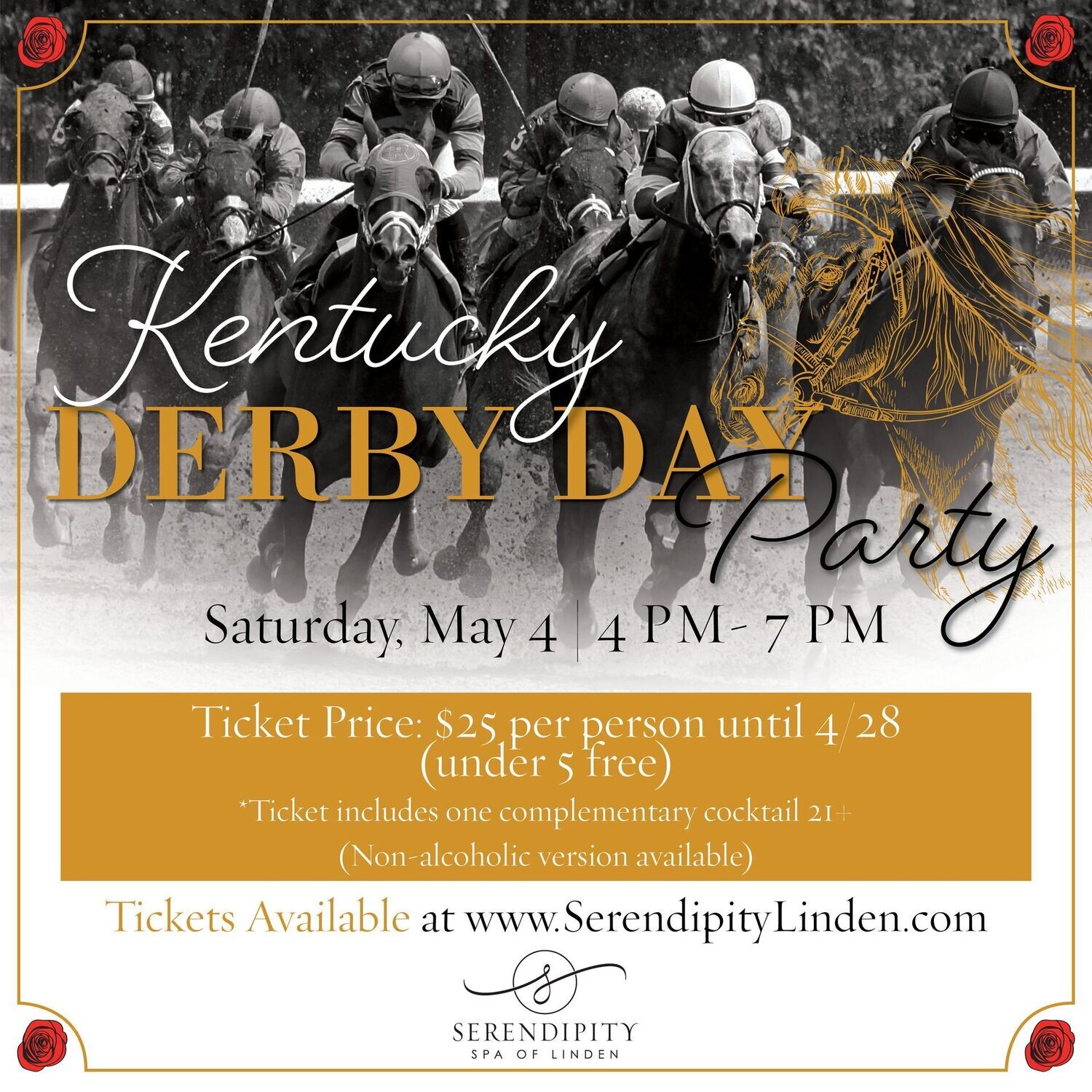 Derby Day Party Digital E-Tickets