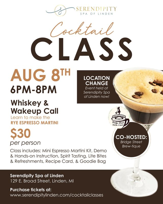 Whiskey & Wakeup Call Cocktail Class