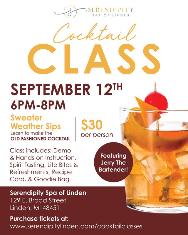 Sweater Weather Sips Cocktail Class
