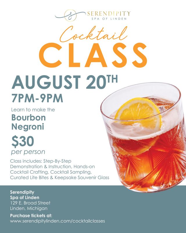 Bourbon Negroni  Cocktail Class