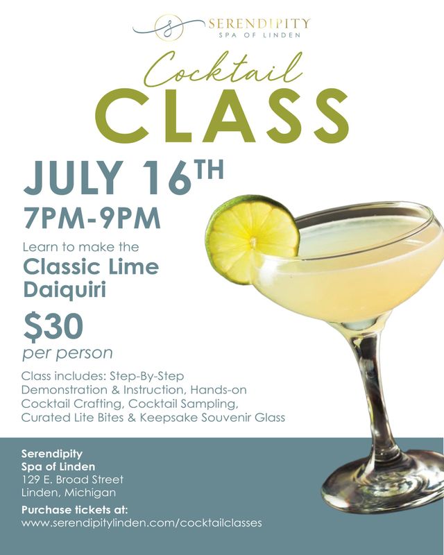 Classic Lime Daiquiri Cocktail Class
