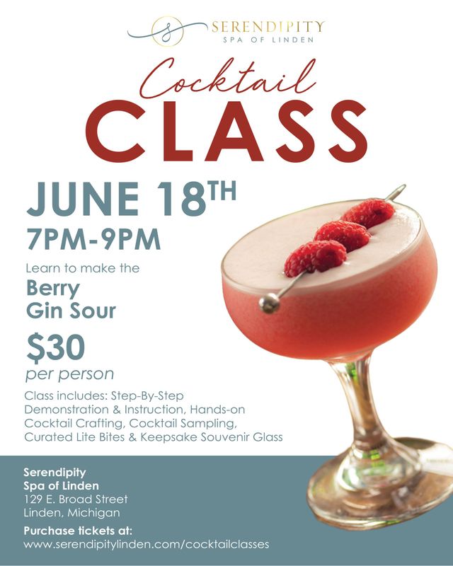Berry Gin Sour Cocktail Class