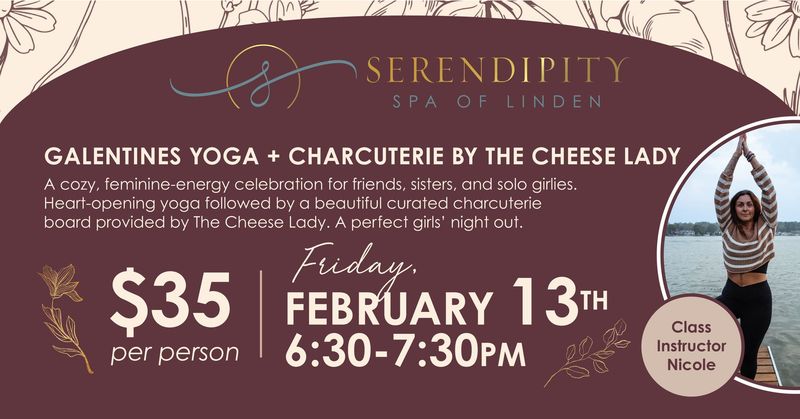 Galentines Yoga + Charcuterie by The Cheese Lady
