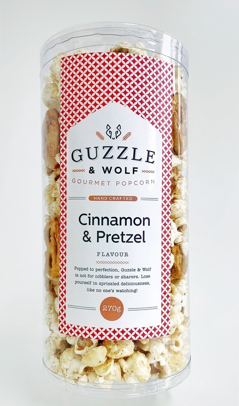 Cinnamon &amp; Pretzel Popcorn Tub