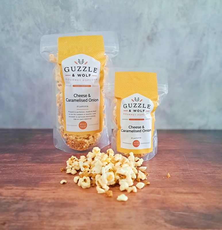 Cheese &amp; Caramelised Onion Popcorn Wolf Pack