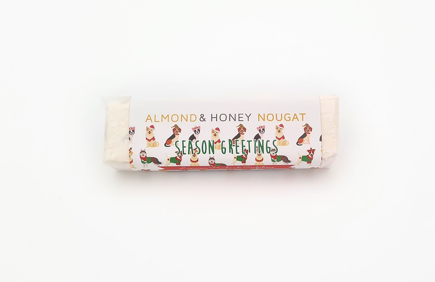 Festive Almond &amp; Honey Nougat Bar