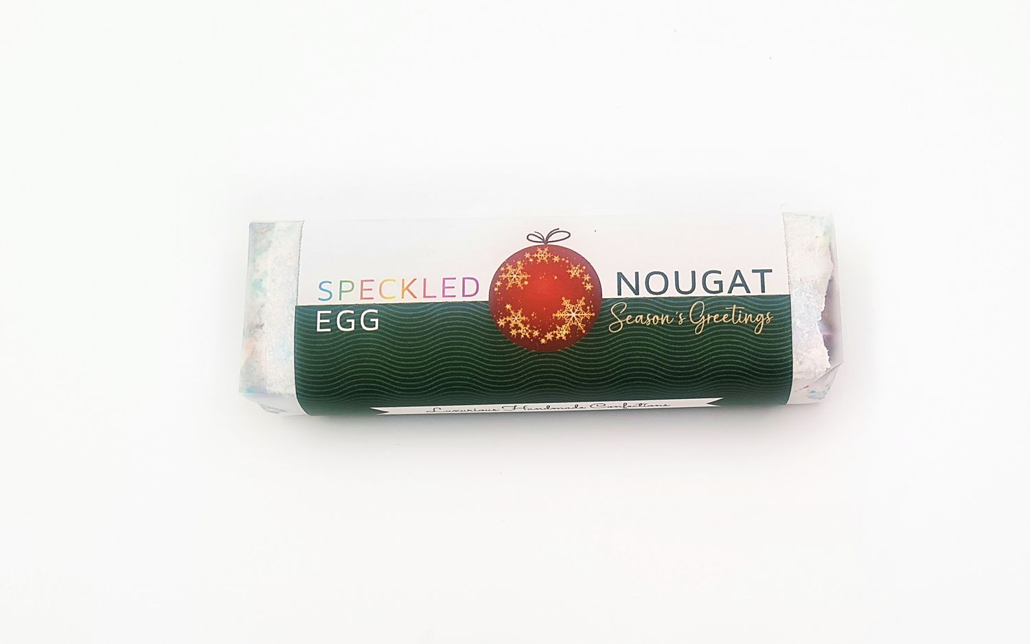 Festive Speckled Egg Nougat Bar