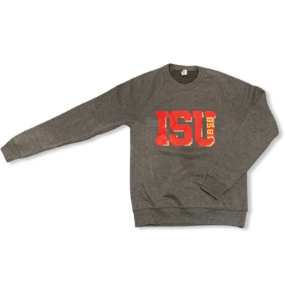 Unisex Gray ISU 1858 Sweatshirt