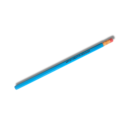 Custom Pencil, Blue, Artist-Creator-Designer