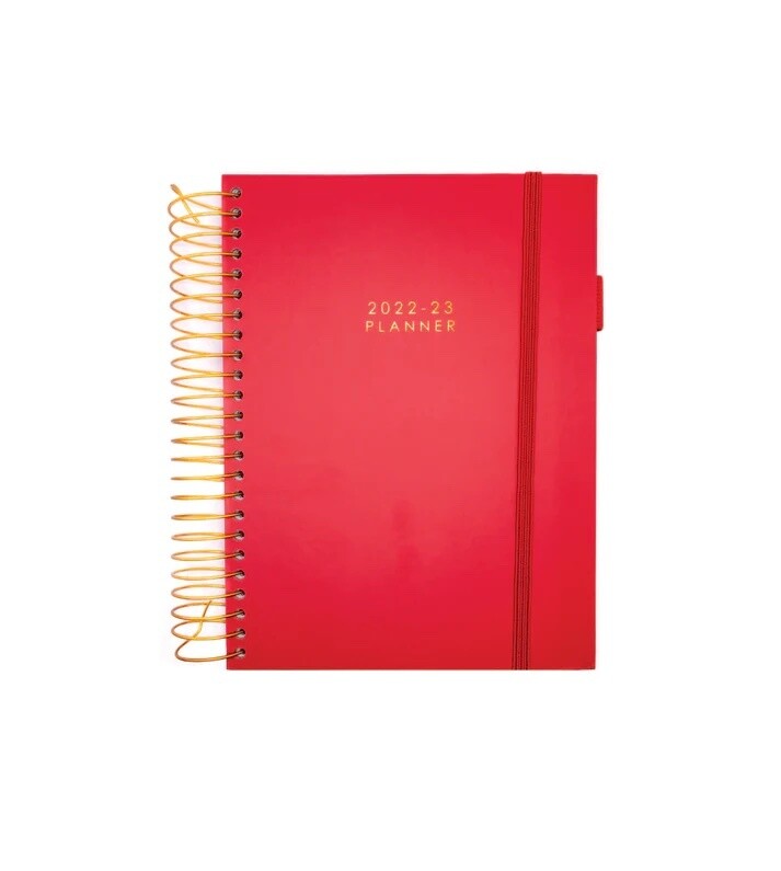 Red Illustrated Planner