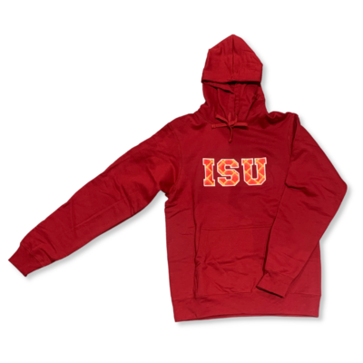 ISU Tartan Applique Hoodie, Small ISU Tartan Applique Hoodie, Small